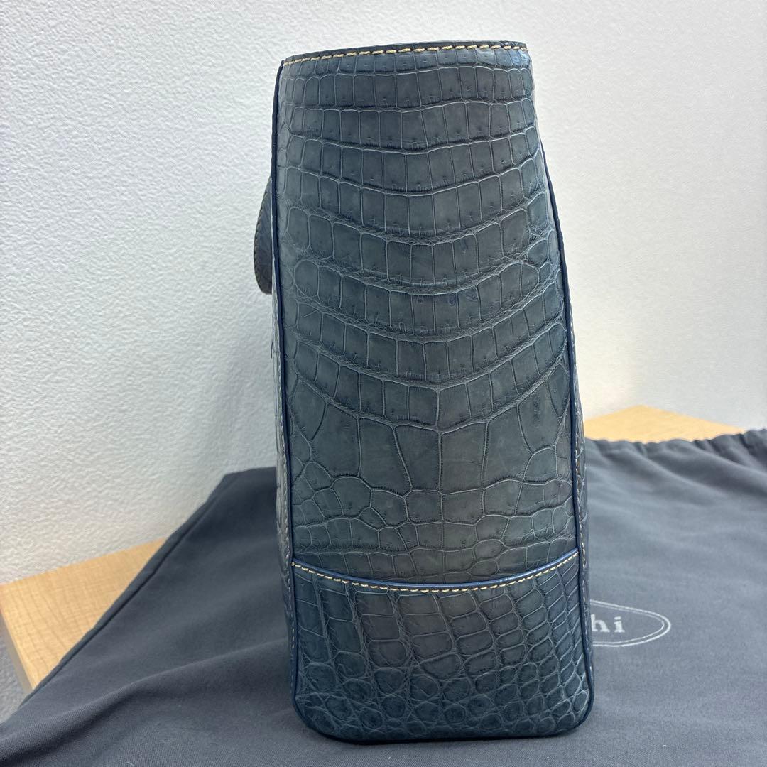 Takechi クロコダイルレザー トートバッグ　ポーチセット