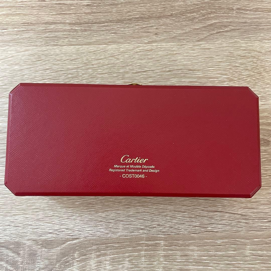 Cartier カルティエ ボールペン レッド ゴールド ボックス付き