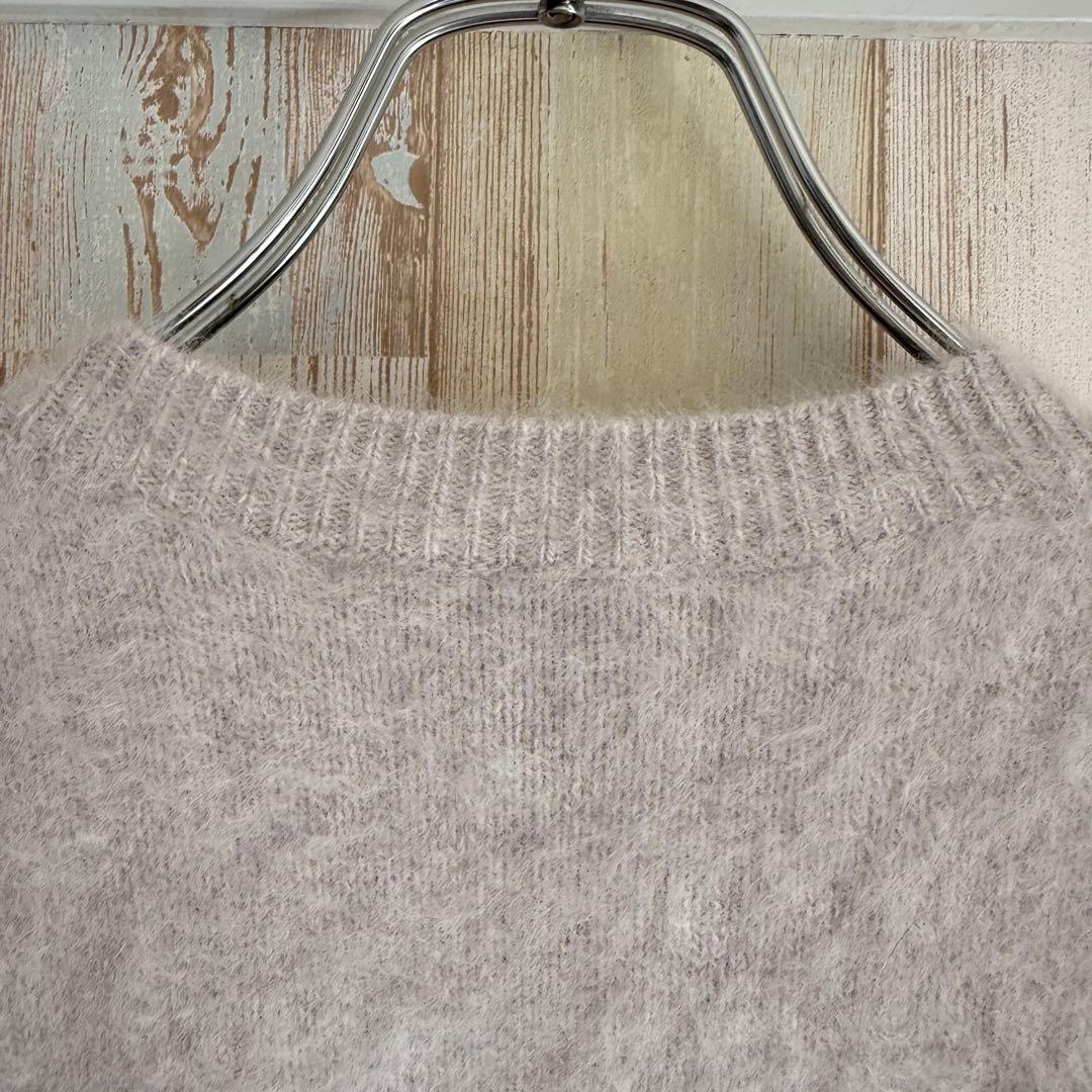 ユナイテッドアローズ ニット クルーネック グレー ウール