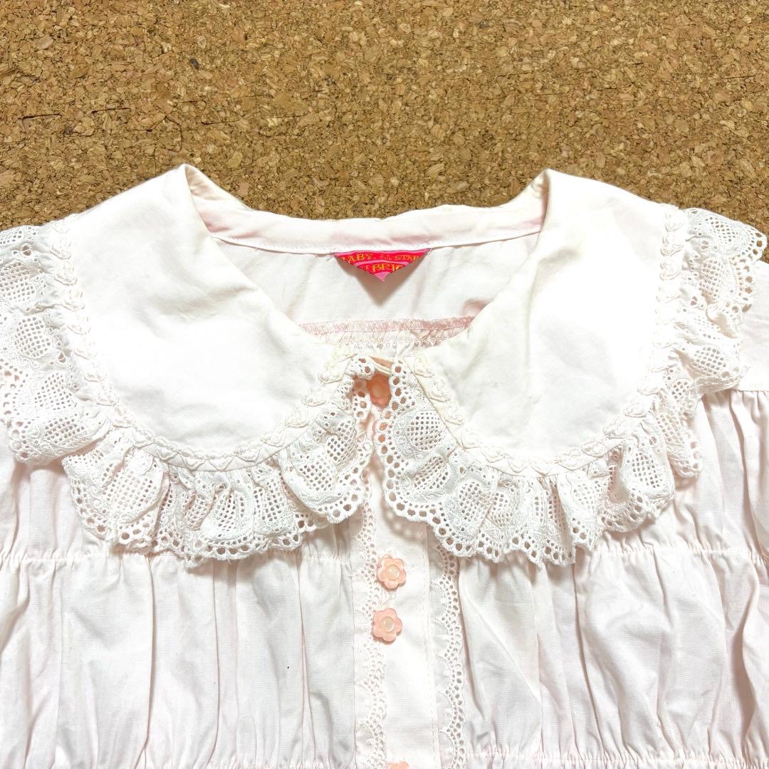 BABY,THESTARSSHINEBRIGHT 2wayブラウス ピンク