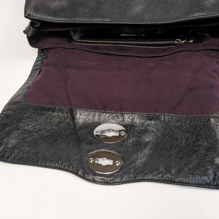 【美品】ザネラート ポスティーナ M 2way ショルダーバッグ ANNI50