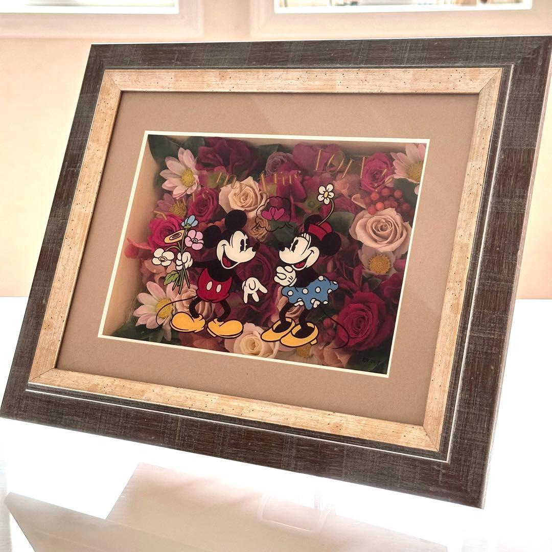 6/6お値下げしました。日比谷花壇　ディズニーフラワーフレームアート