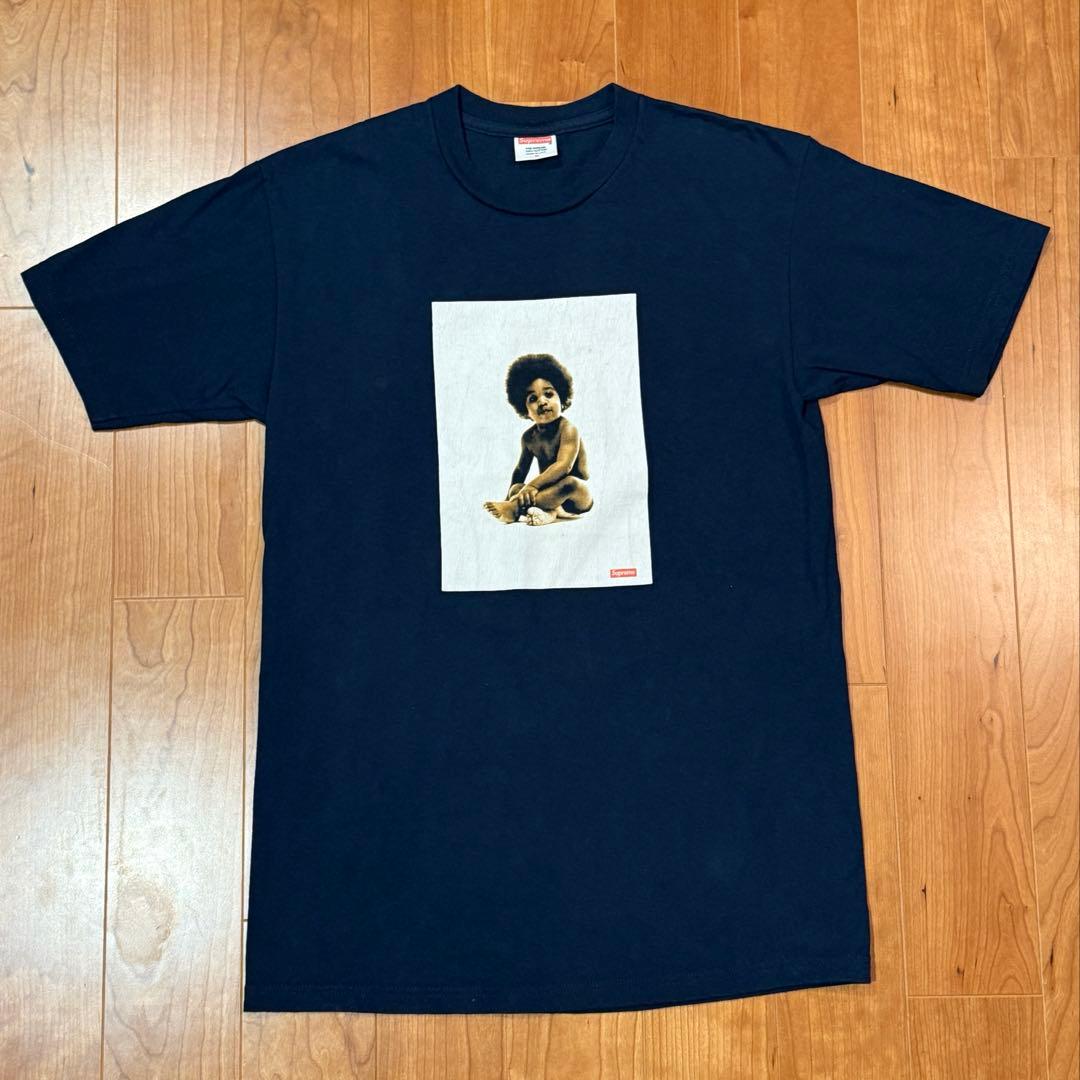 Supreme Biggie フォト T size M ネイビー ビギー