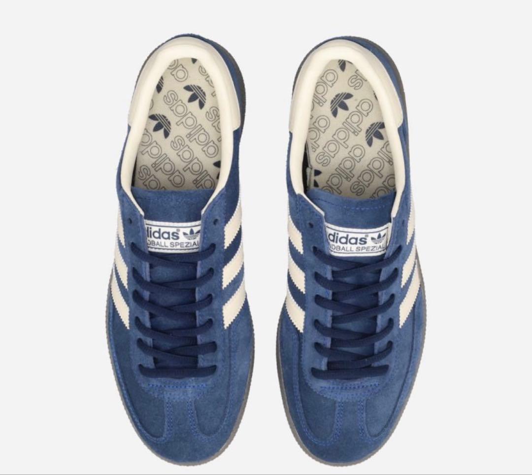 adidas ネイビー スエード スニーカー