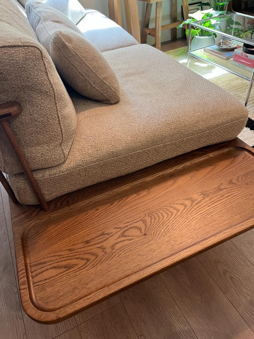 NOR/ノル フーバ 3人掛けソファ 棚付 鉄脚 HOOVER SOFA 美品