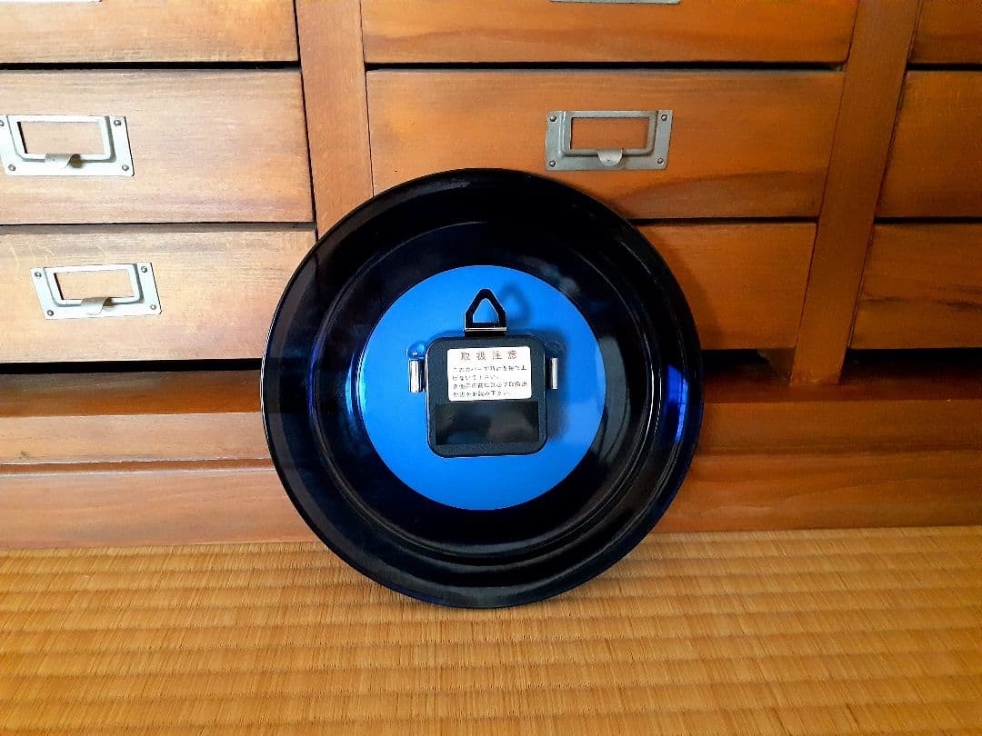 佐々木硝子　掛け時計　ポストモダン　ビンテージ　SUNFORM CLOCK