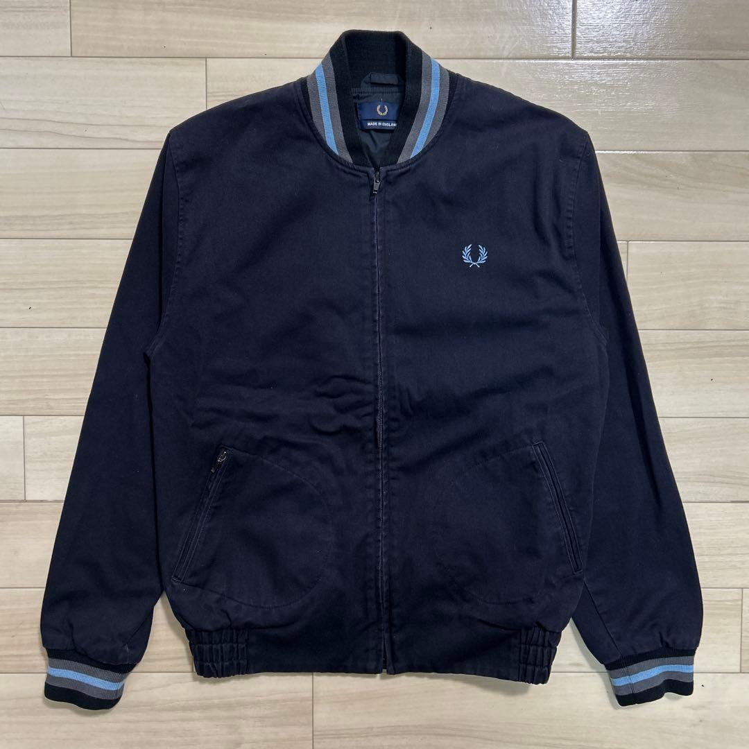 FRED PERRY / Tennis Bomber Jacket ネイビー M