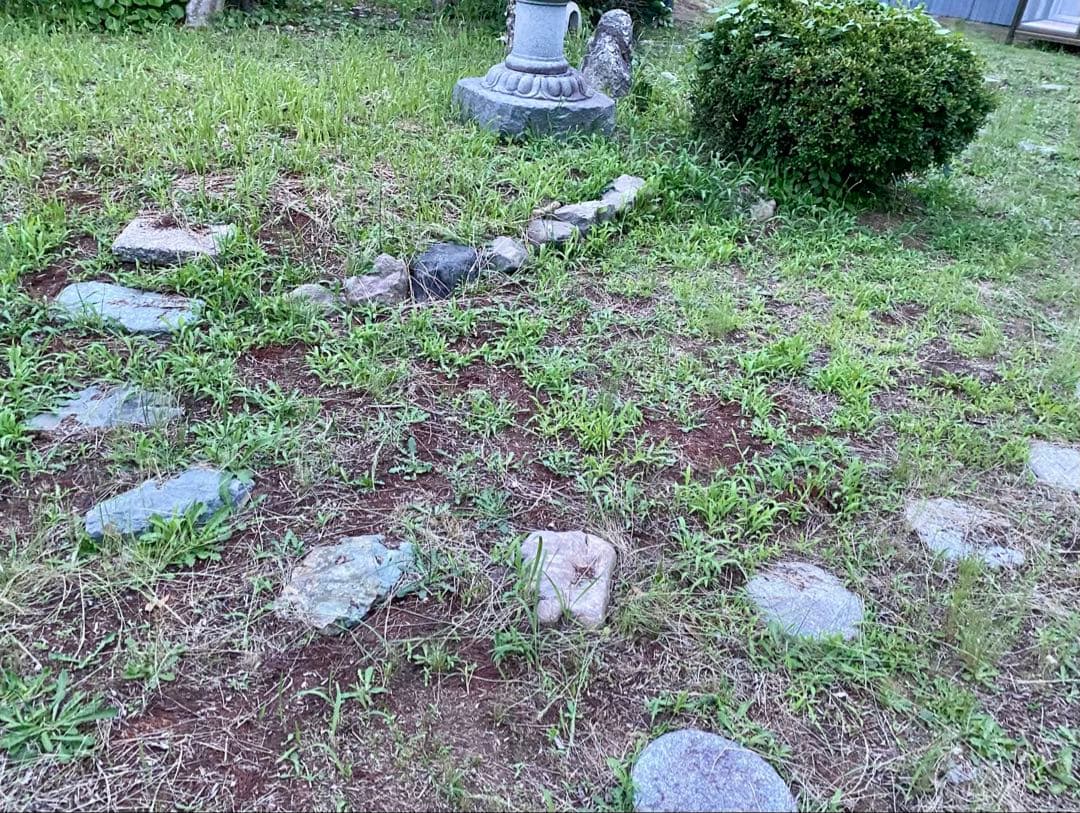 日本庭園用 天然石 飛び石・踏み石 約105枚 円形・乱形【石川県引き取り限定】