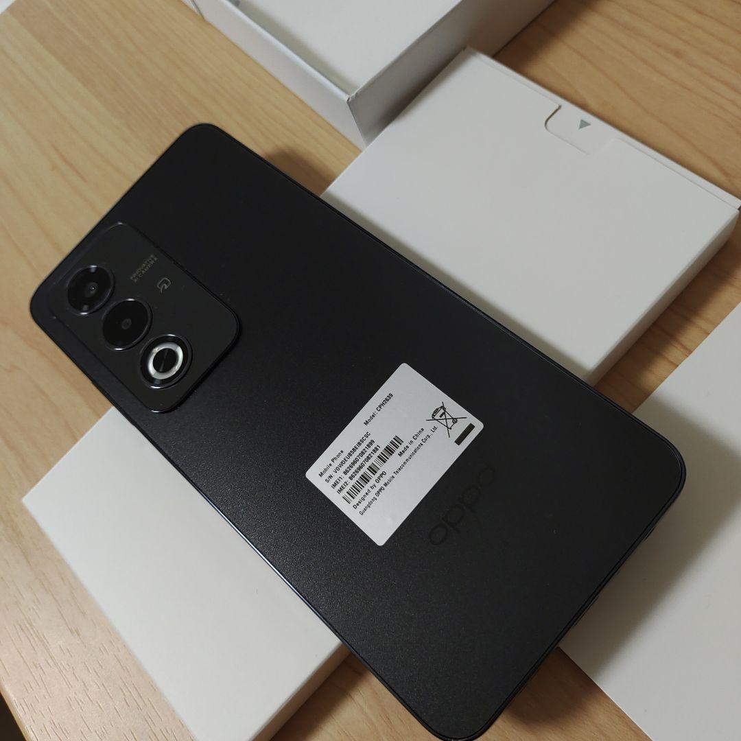 OPPO A35G　ブラック　本体箱付き、画面保護アクセサリー付き、SIMフリー