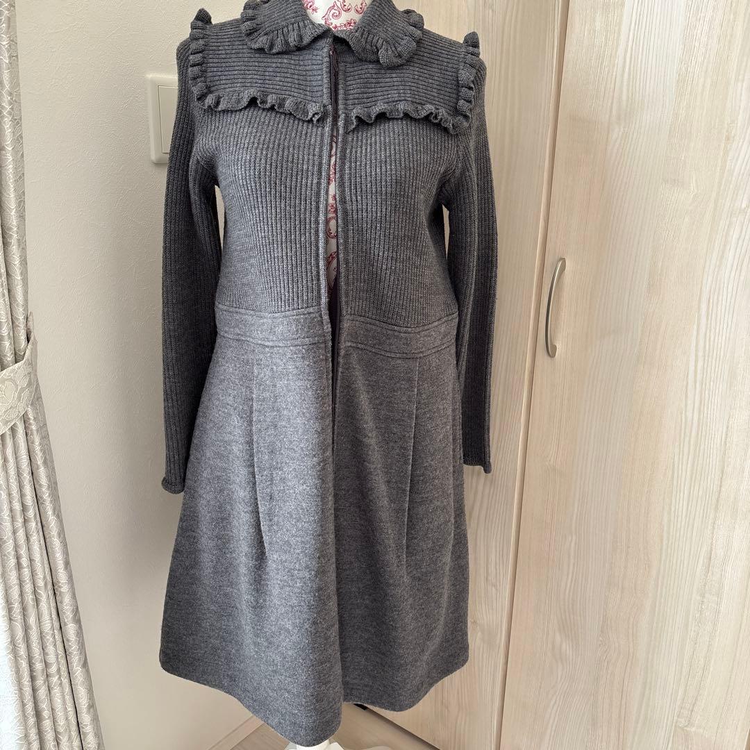 お値下げ❗️トゥービーシック　ウールニットコート　ルネフォクシー