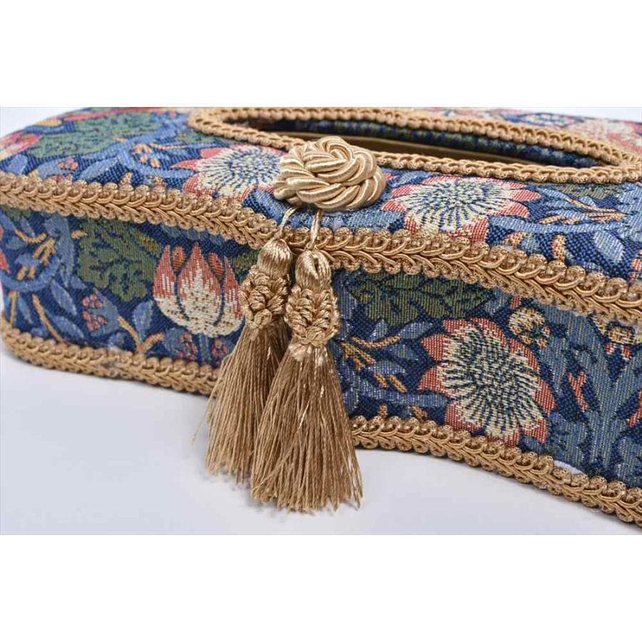 ティッシュ ボックスケース ホルダー ジェニファーテイラー いちご泥棒