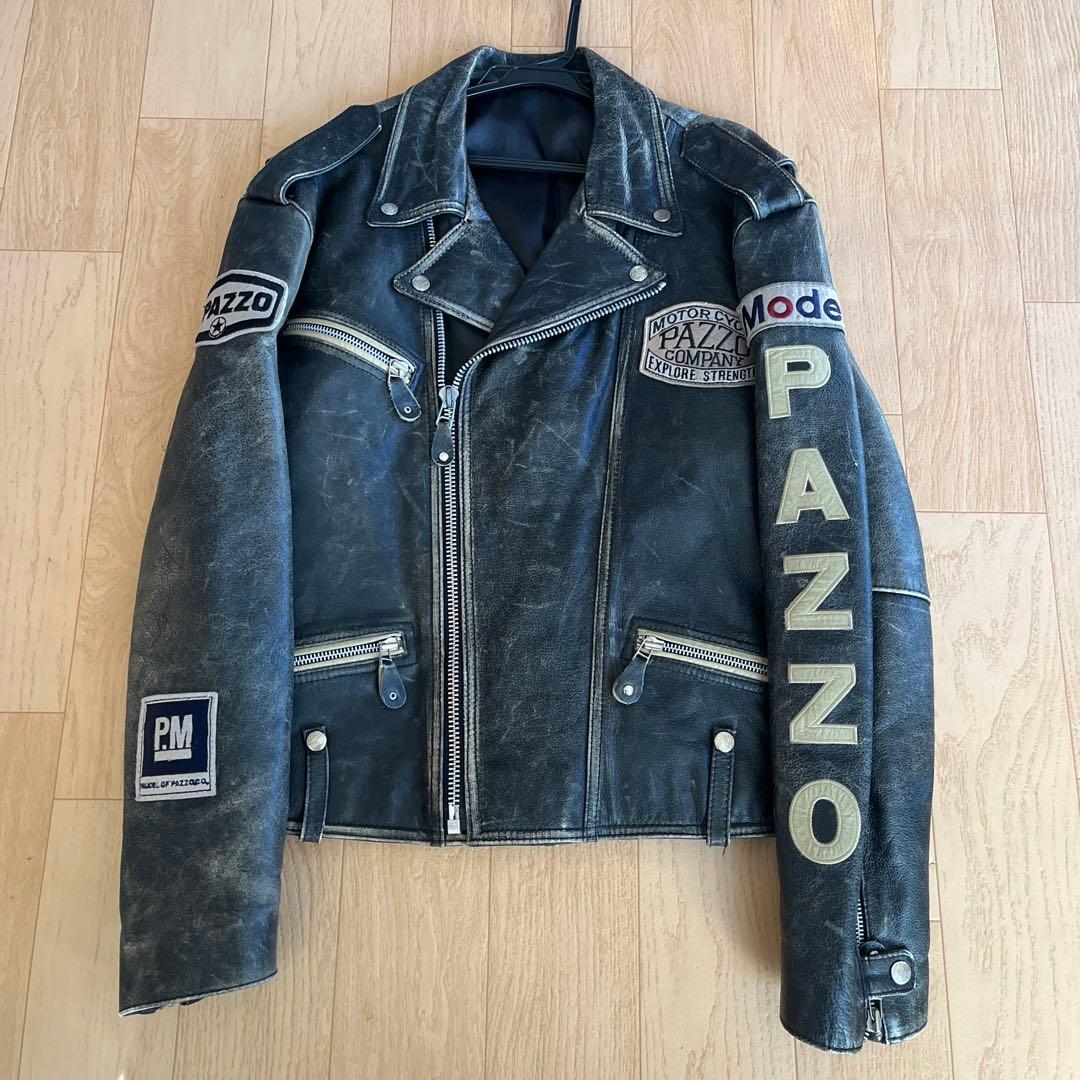 PAZZOレザーライダースジャケット