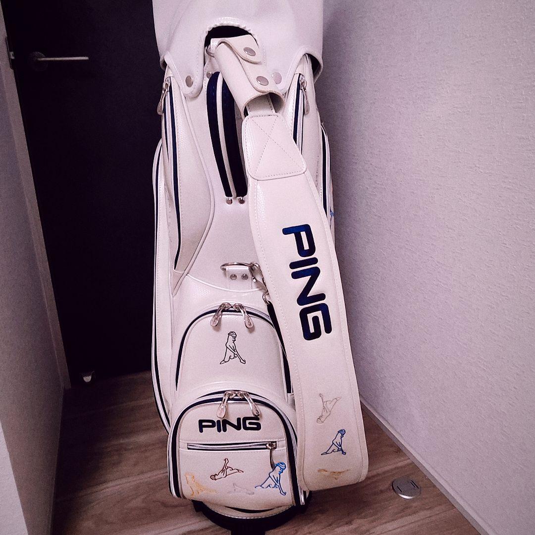 Mr.Ping ◆ ミスターピン ◆ピンゴルフエナメル キャディバッグ ◆未使用