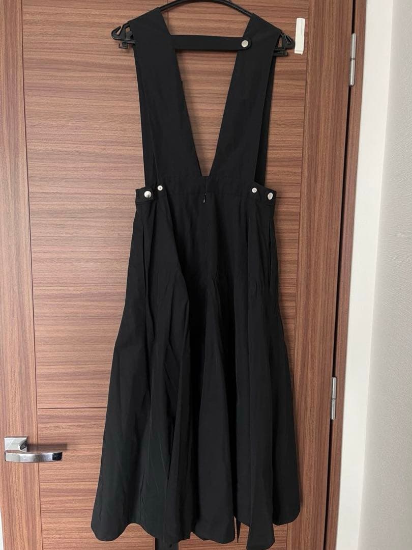 nagonstans ブラック サロペット Sサイズ