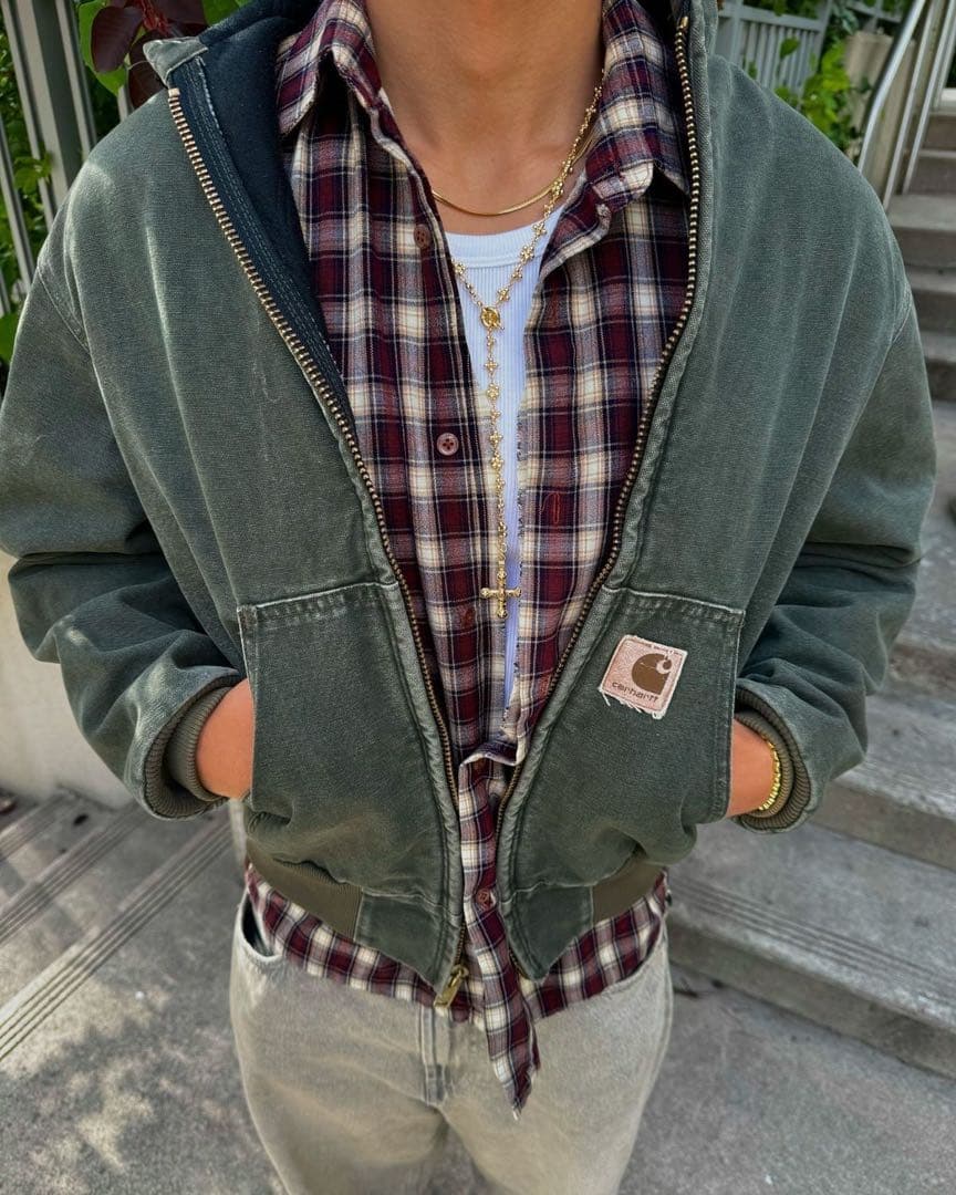 ご*様 ⭐️レア！Carhartt アクティブジャケット MOS モスグリーン