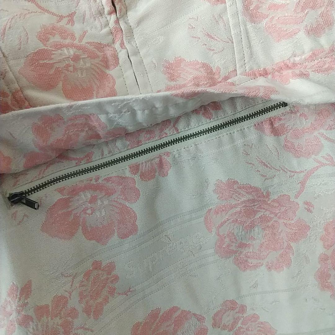 希少サイズ☆シュプリーム 刺繍ロゴ 花柄 ハーフジップ アノラック ジャケット