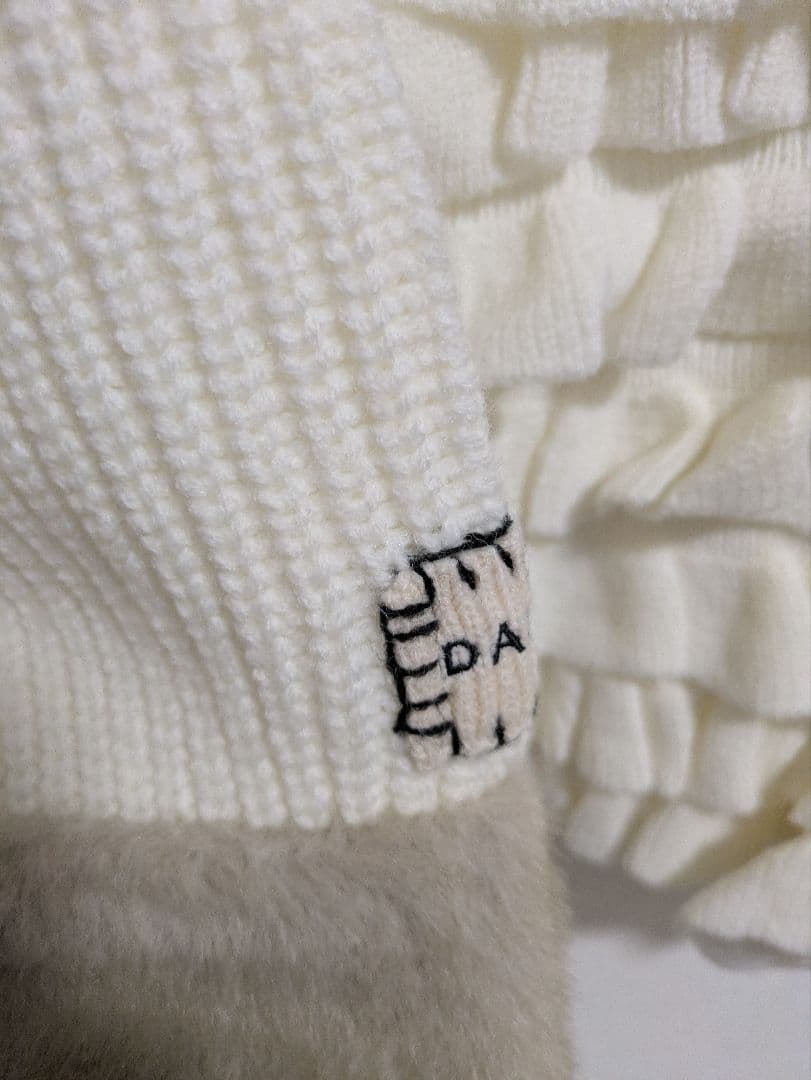 Darich フリルニットコンビネゾン