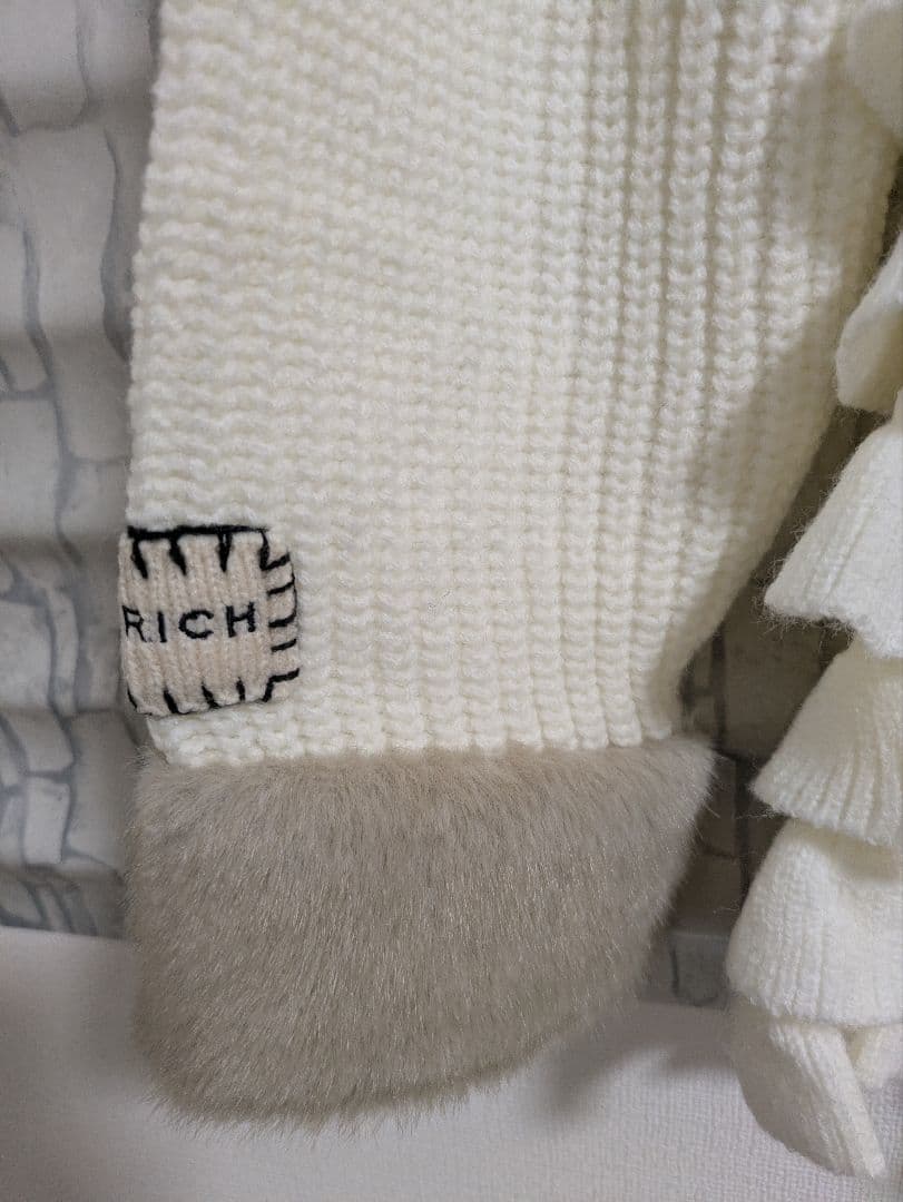 Darich フリルニットコンビネゾン