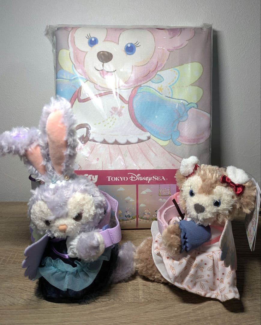 ダッフィー&フレンズの「ウィッシング・ウィングス」カーテン　タッセル　セット