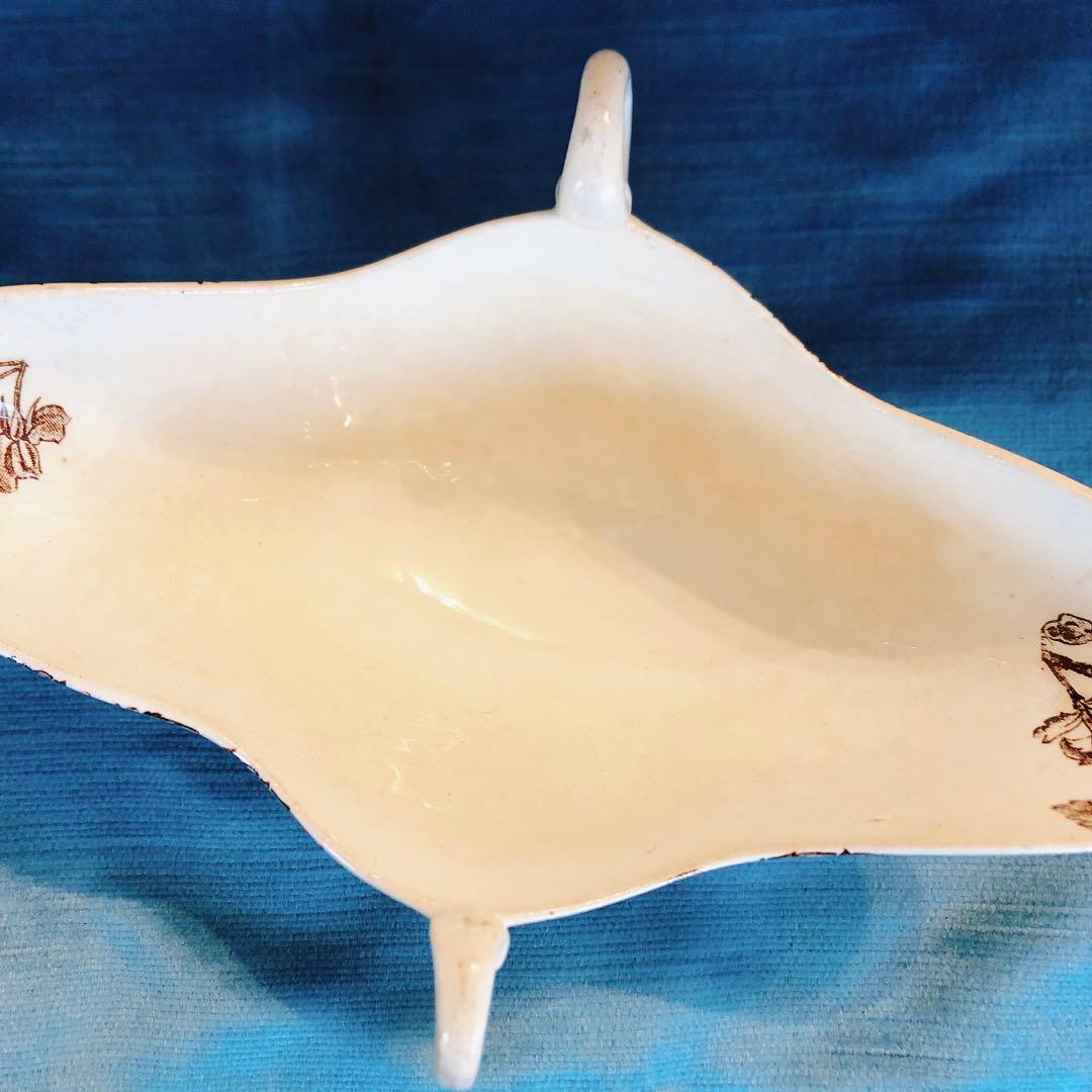 人気　エミールブルジョワ ソーシエール フランスアンティーク食器　ブロカント