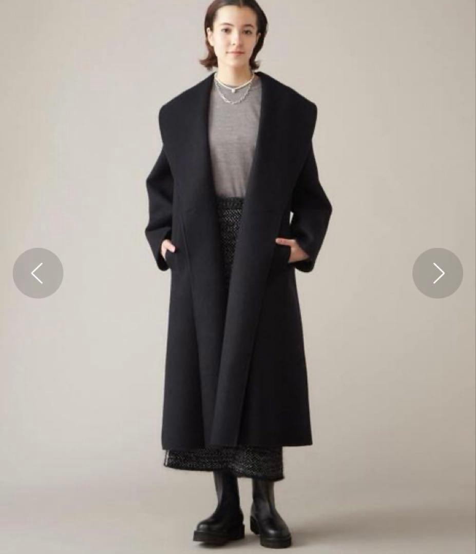 martinique/ショールカラーコート ¥99,000