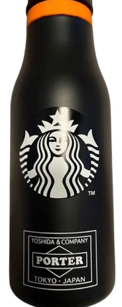 PORTER ステンレスロゴボトル ブラック 473ml
