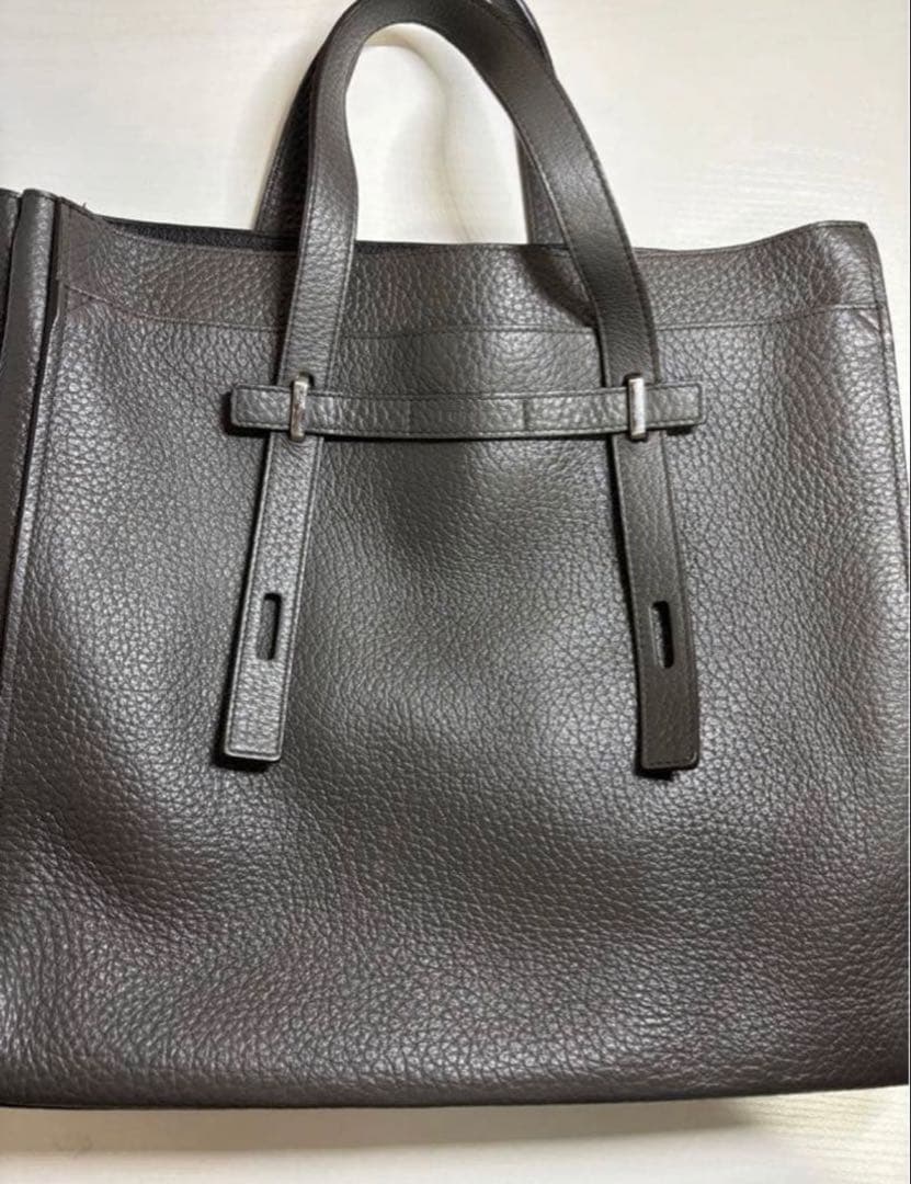 FURLAダークブラウン トートバッグ