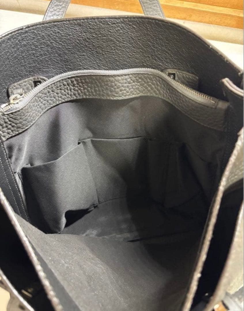 FURLAダークブラウン トートバッグ