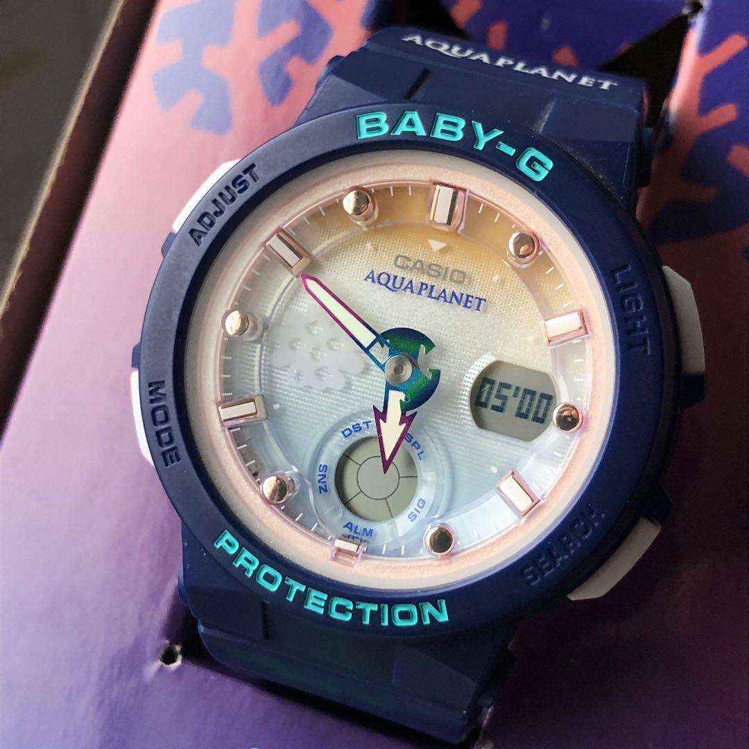 【極美品】CASIO BABY-G AQUAPLANET ネイビー