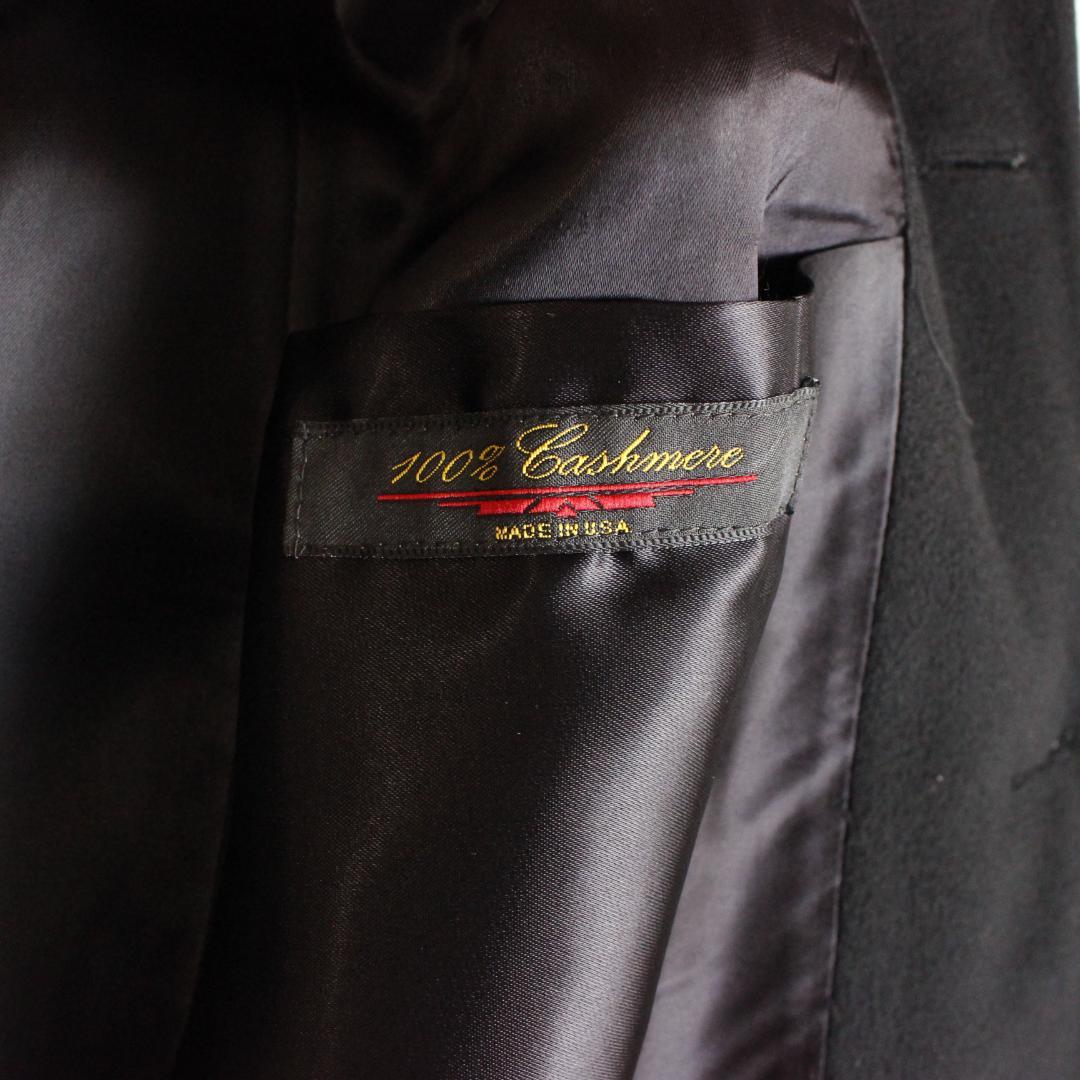 SAKS FIFTH AVENUE USA製 カシミヤ100% チェスターコート