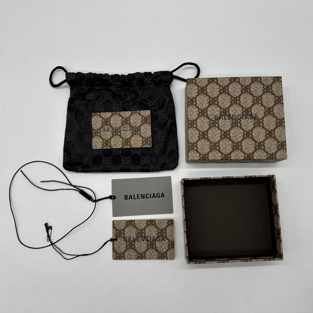 【未使用級】GUCCI×BALENCIAGA 折り財布 ザ ハッカープロジェクト