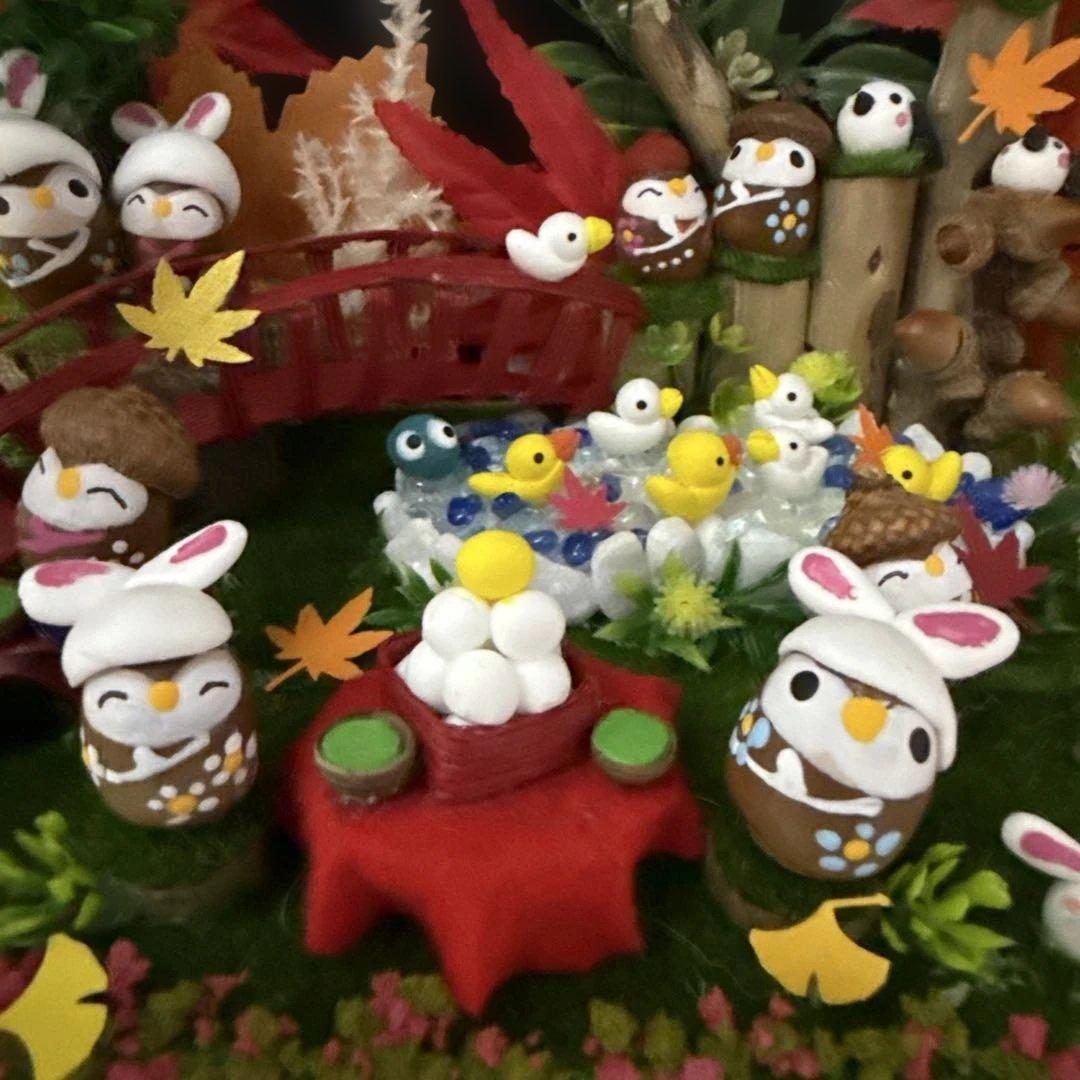 どんぐりアート♡お月見　Halloweenオブジェ2点♡