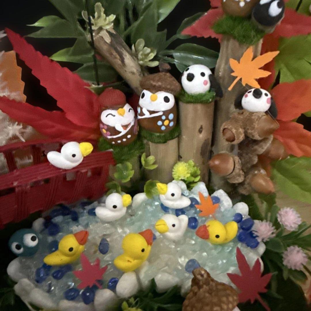 どんぐりアート♡お月見　Halloweenオブジェ2点♡