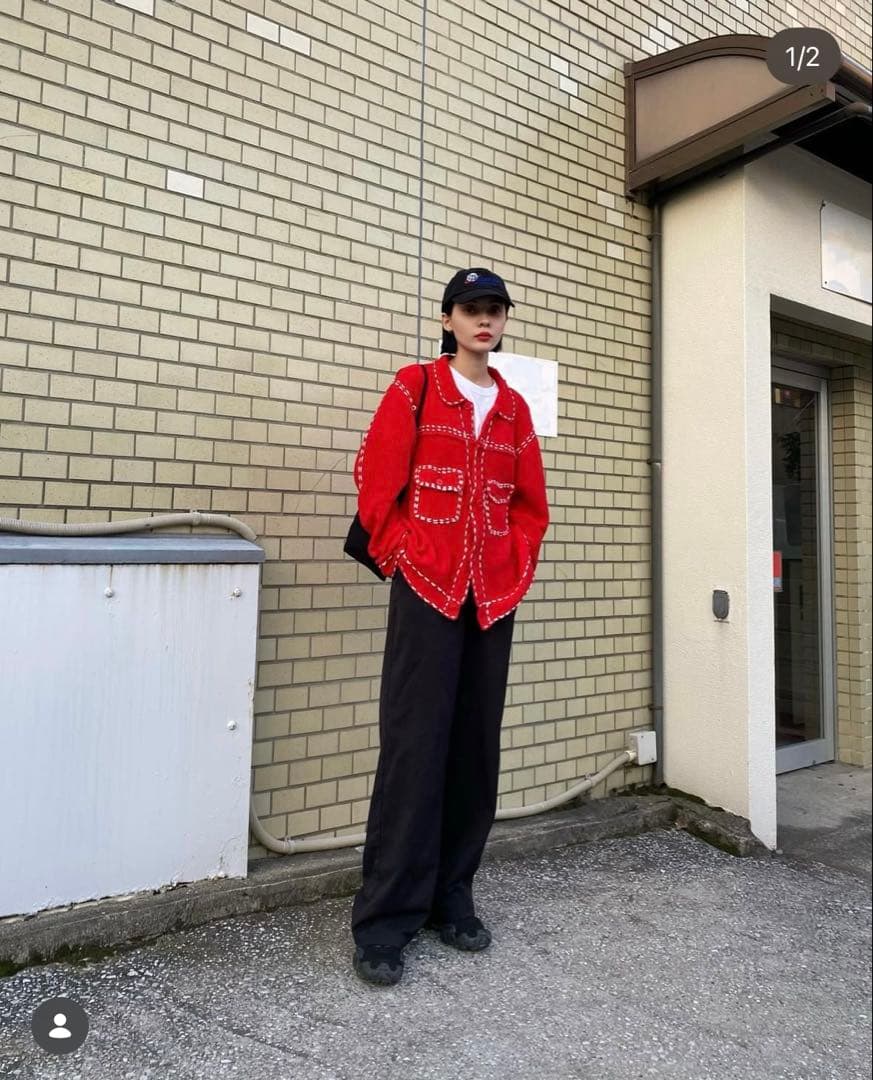 PHINGERIN PG1 KNIT 赤ニット