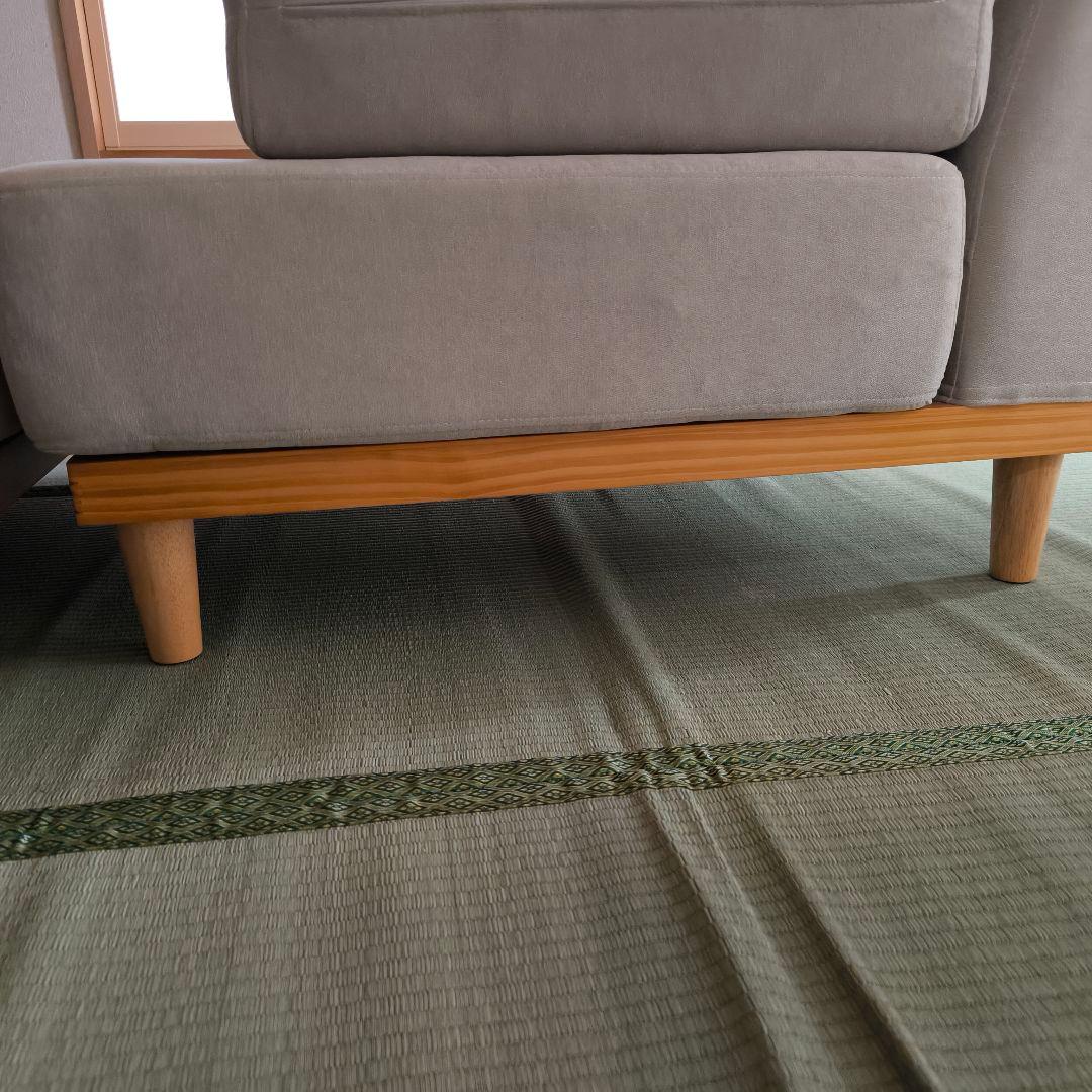 VENTOTA　Soroi　ソファー+オットマン　リップルベージュ