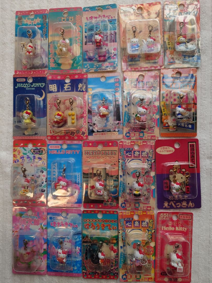 ご当地 ハローキティ ファスナーマスコット他104点 まとめ売り