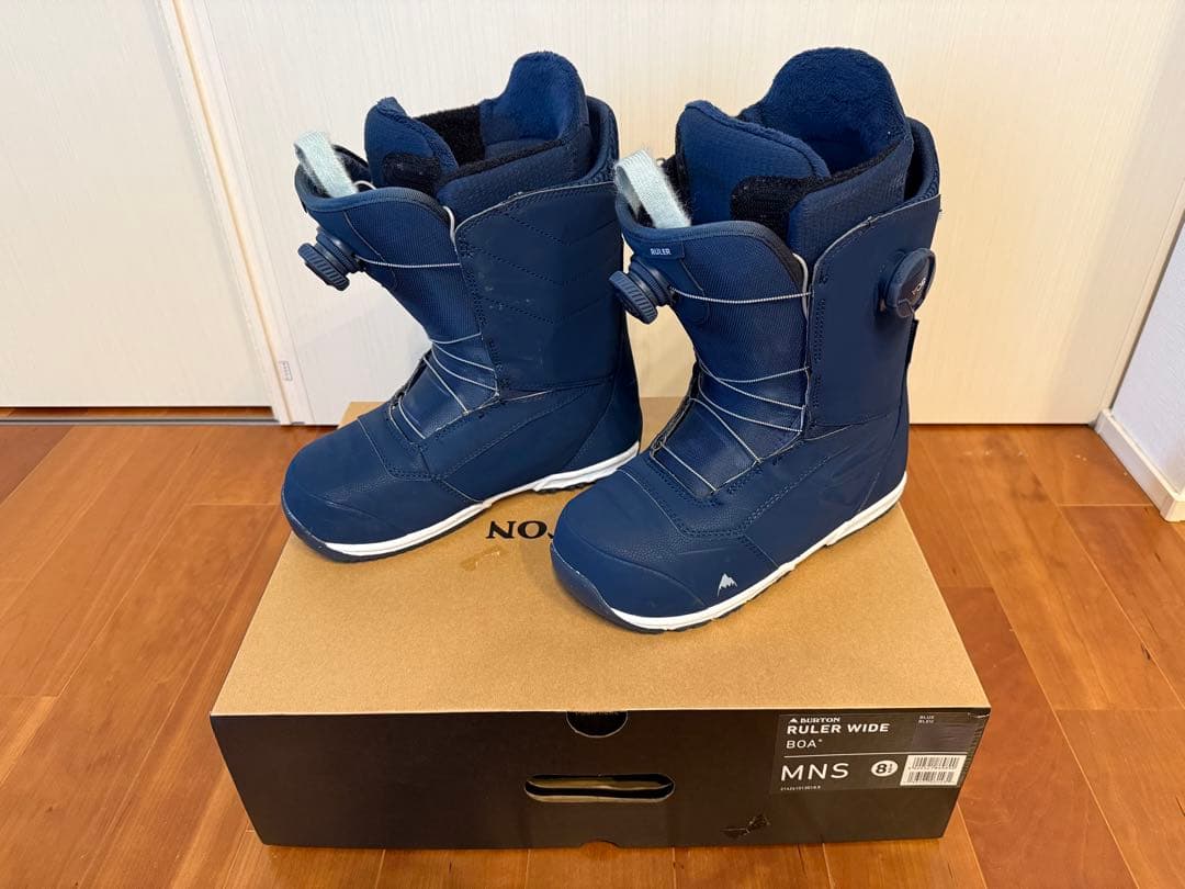 【美品♪】バートン　ルーラーワイド　BOA ブルー 26.5cm