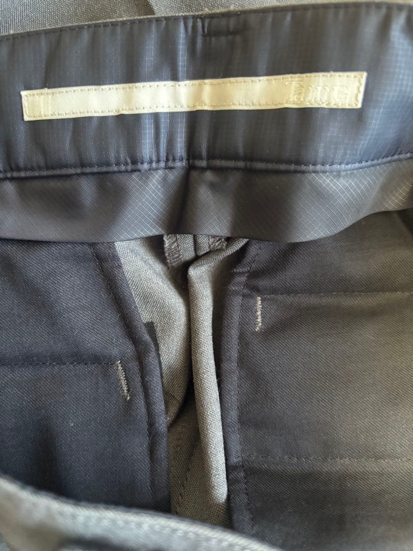 Tamme タム　パンツ　グレー　ワイド