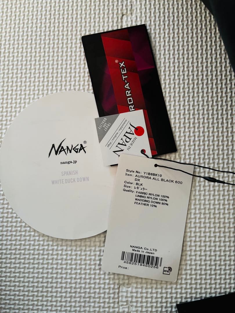 タグ有　1回使用のみ　オーロラ600DXオールブラックレギュラーAUR600