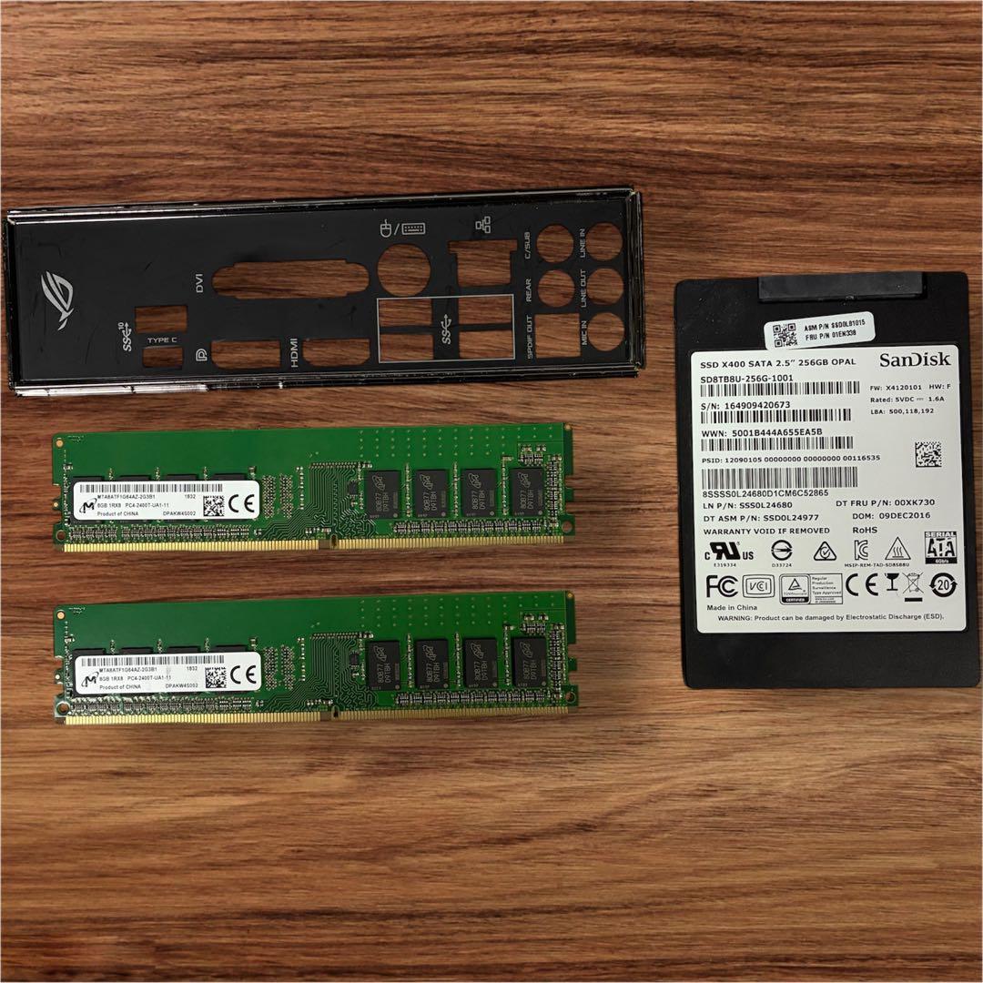 【グラボマザボセット】gtx1060 i7-7700,z270,256g/16g