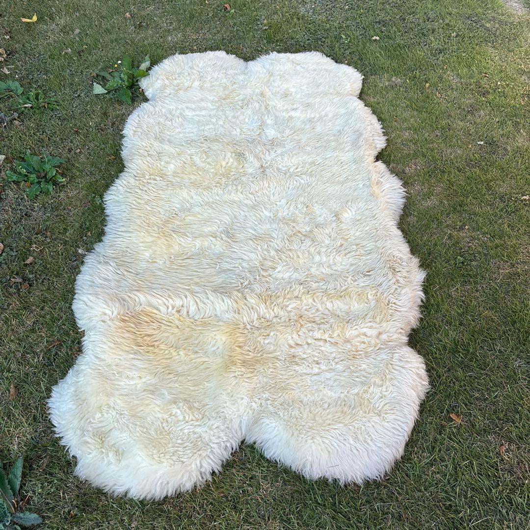 C*t様 羊毛ラグ 長毛　ムートン 大きな ニュージーランドBowron ボーロ