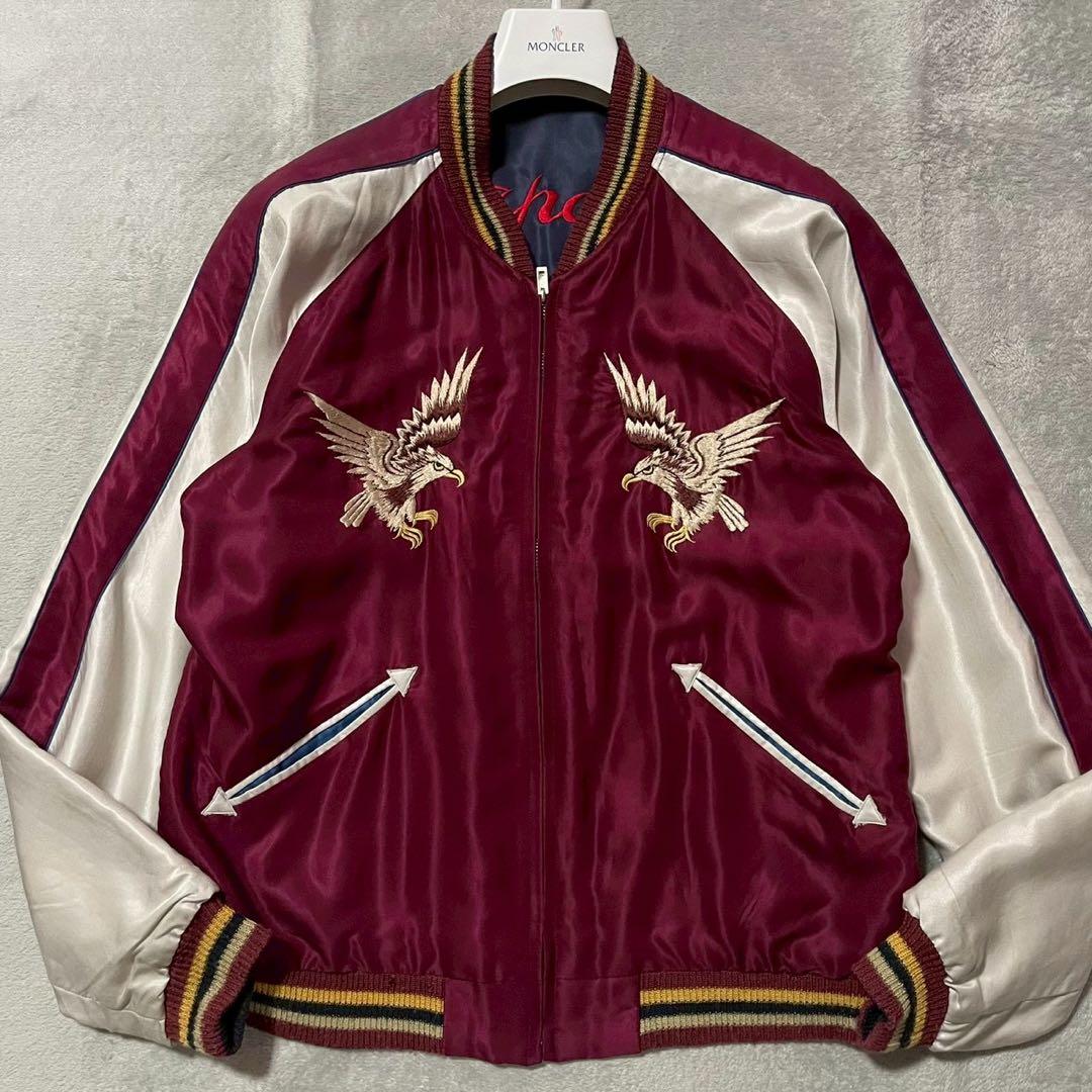 テーラー東洋 リバーシブル スカジャン 虎 鷹 Lサイズ TT11591