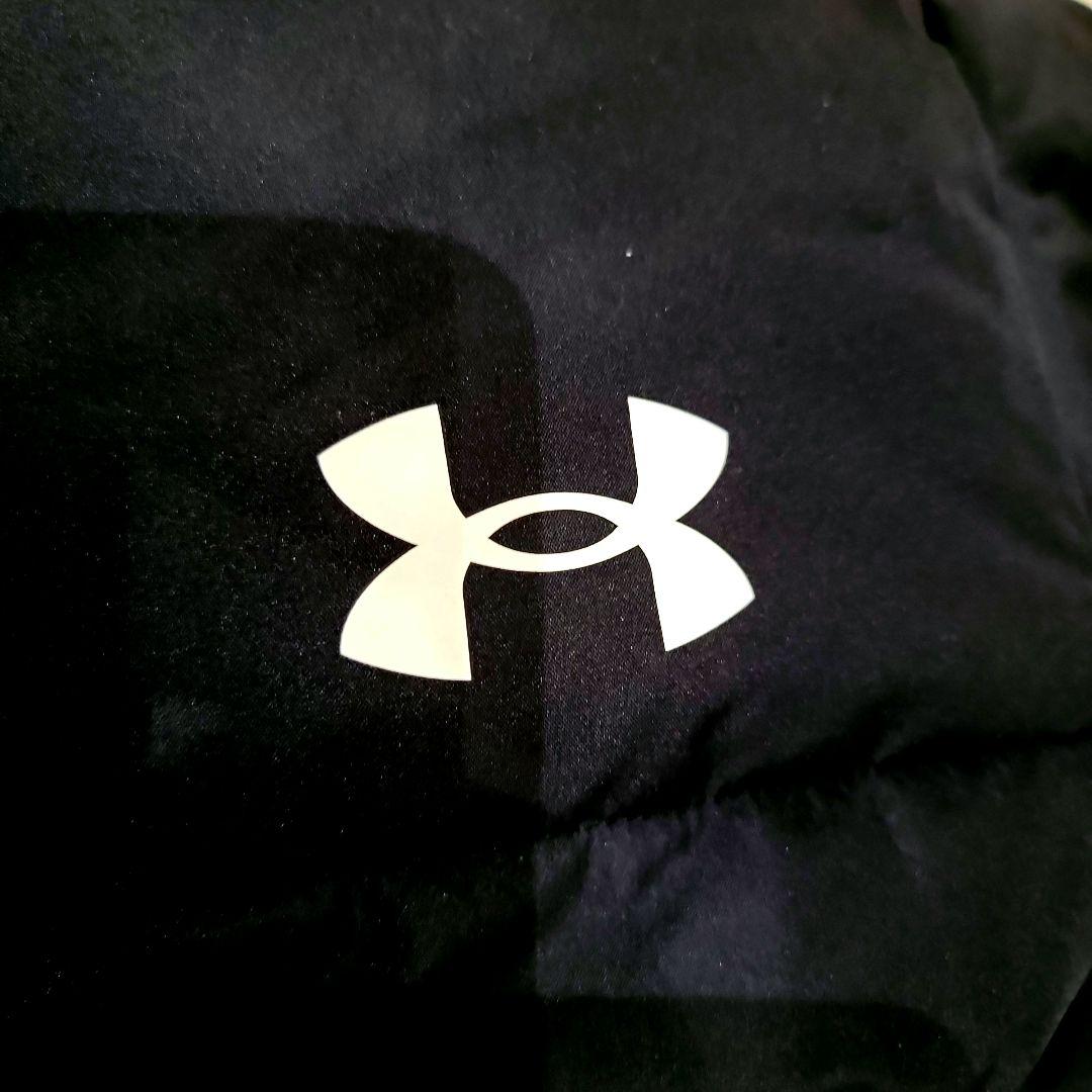 極美品 UNDER ARMOR アンダーアーマー ベンチコート ブラック L