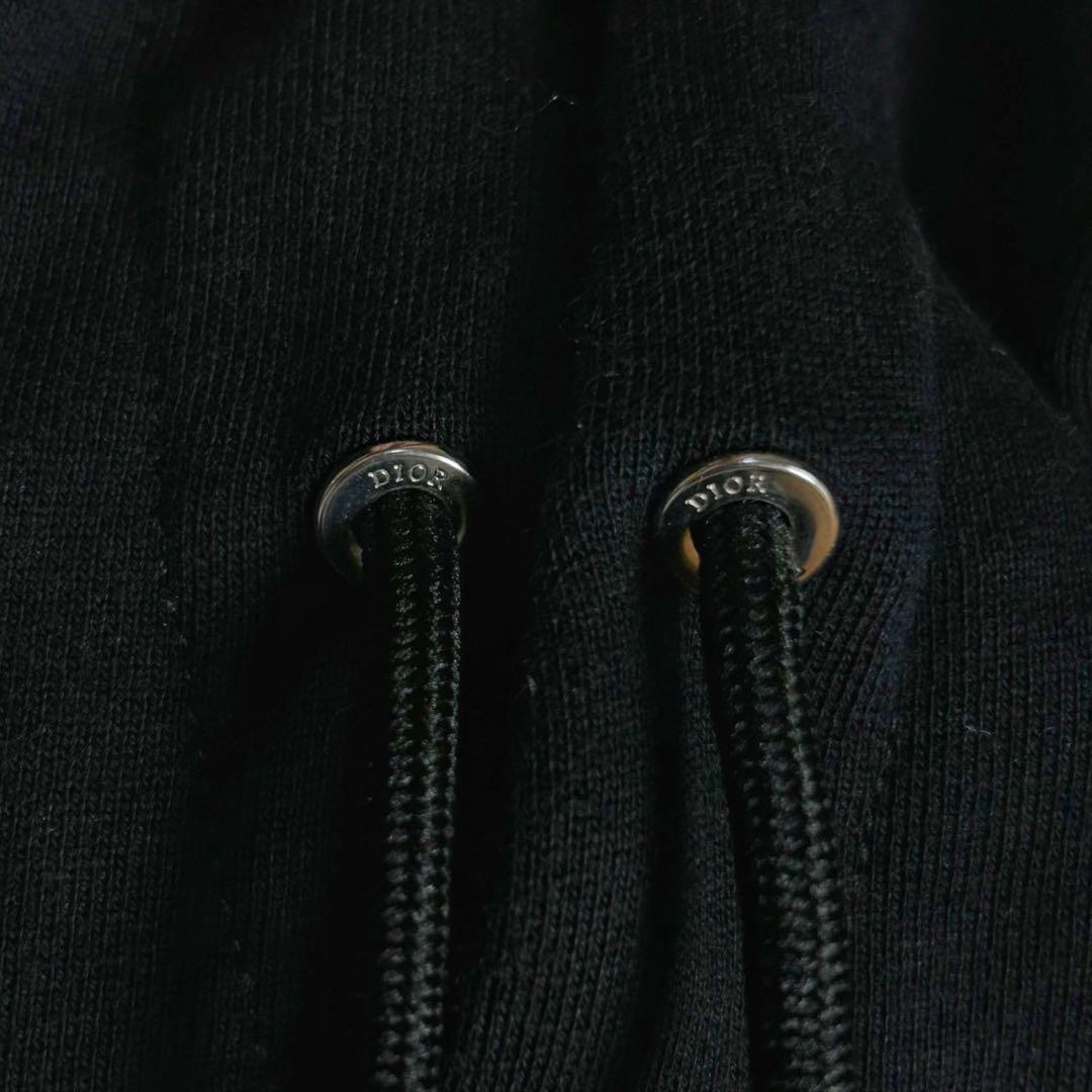 6041【美品・即完売デザイン】ディオール‪☆刺繍ロゴ入りパーカー CDロゴ