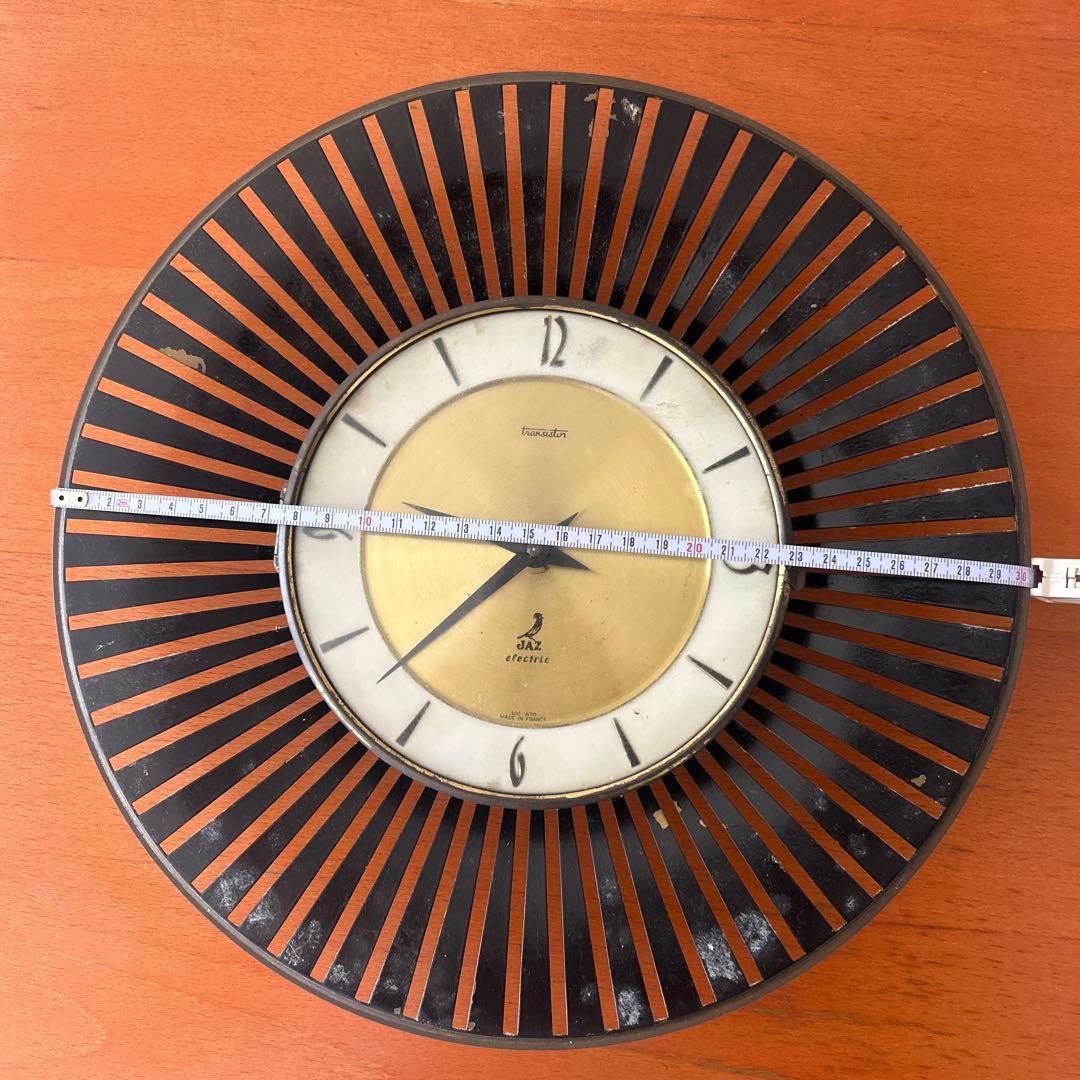 JAZ 掛け時計　フランス製　ビィンテージ　70年製