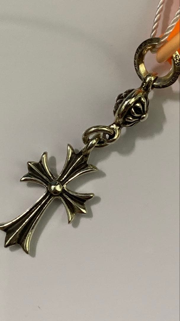 クロムハーツ　チャーム　ボールタイニ　クロス　正規品 あんしん鑑定済み