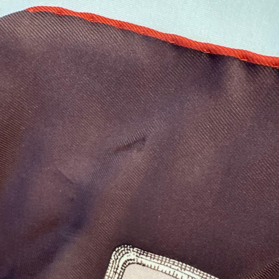 美品 GUCCI グッチ スカーフ クレスト フラワーマルチ ダークパープル