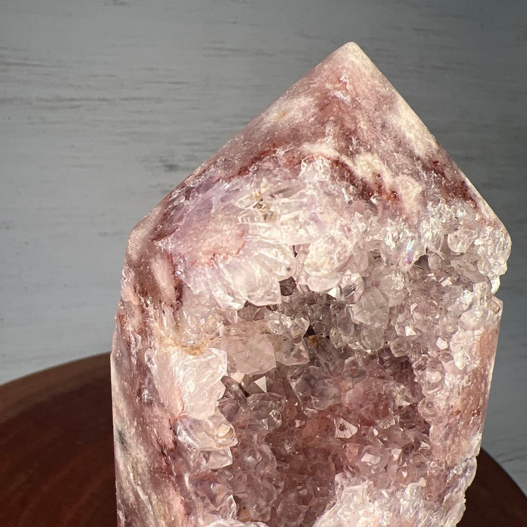 天然石　ピンクアメジスト　タワー