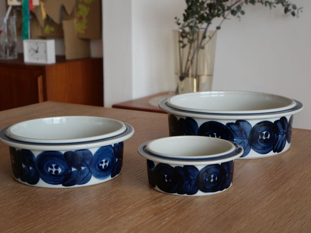 アラビア　アネモネ　キャセロール　特大サイズ