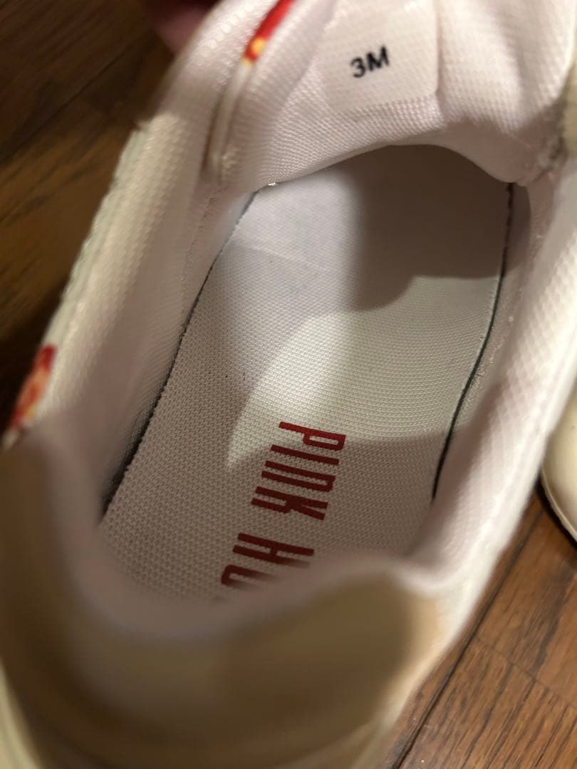 ピンクハウス　チェリー柄厚底スニーカー